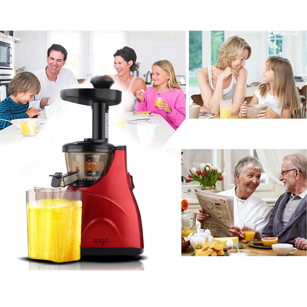Cold Press Slow Juicer Red