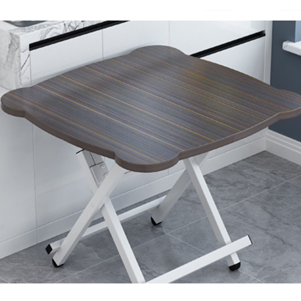 Black Minimalist Cat Ear Foldable Portable Table