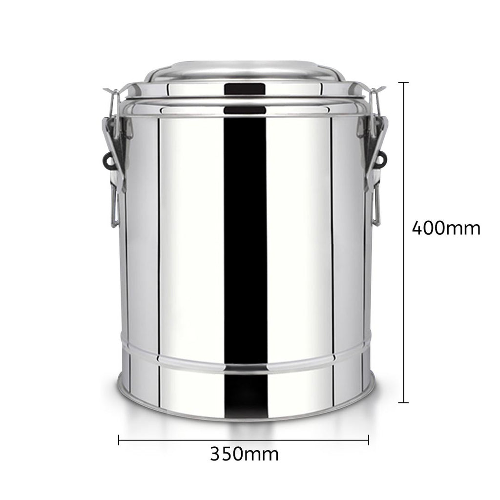 30L Stainless Steel Insulated Stock Pot