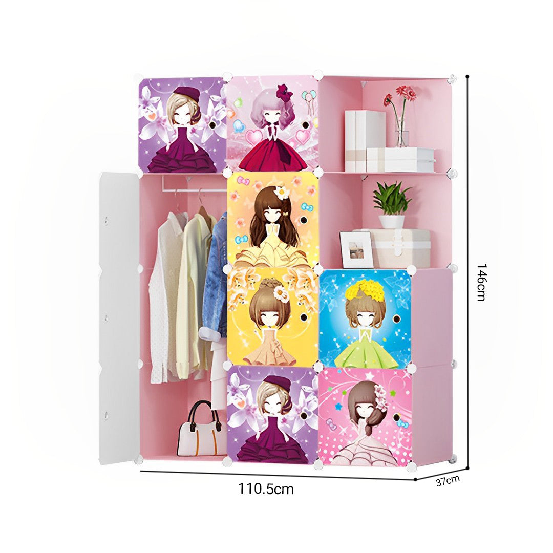 10 Cubes Princess Portable Wardrobe
