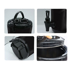 10L Stainless Steel Milk Tea Barrel with Faucet Black