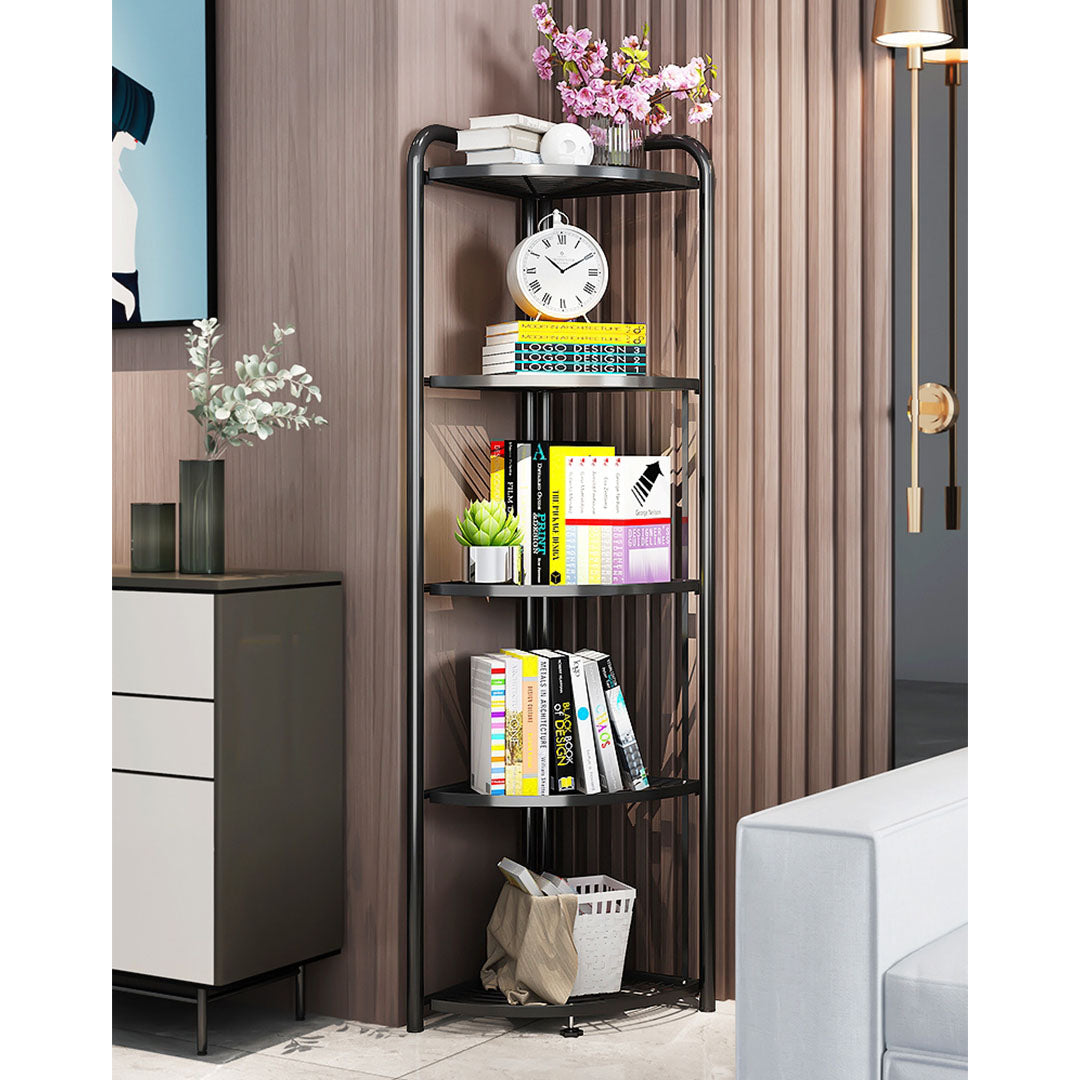 5 Tier Steel Triangular  Corner Stand