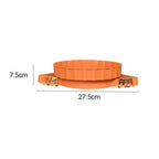 Orange 360 Degree Wall-Mounted Rotating Bathroom Organiser