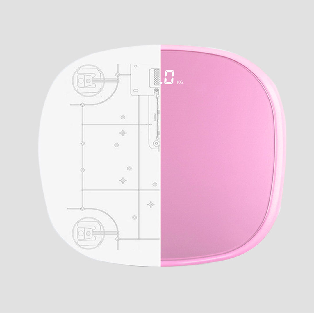 180kg Digital Fitness Electronic Scales Pink