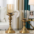 33.5cm Gold Nordic Candle Holder