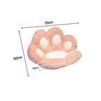 70cm Pink Paw Shape Cushion