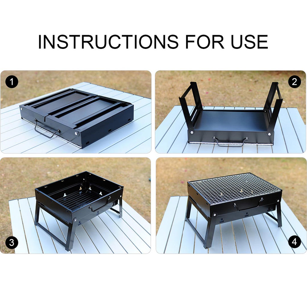 43cm Portable Box-type Charcoal Grill