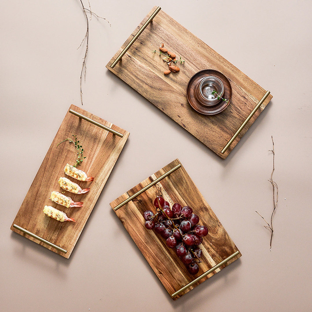 39cm Brown  Rectangle Wooden Acacia Board