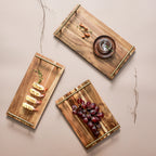 30cm Brown Rectangle Wooden Acacia Board
