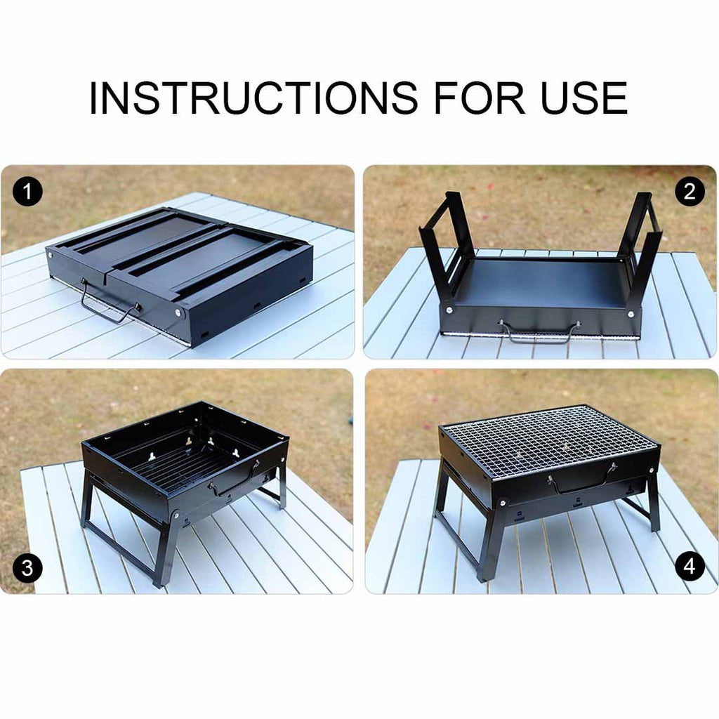Portable Mini Folding Box-type Grill – Soga International