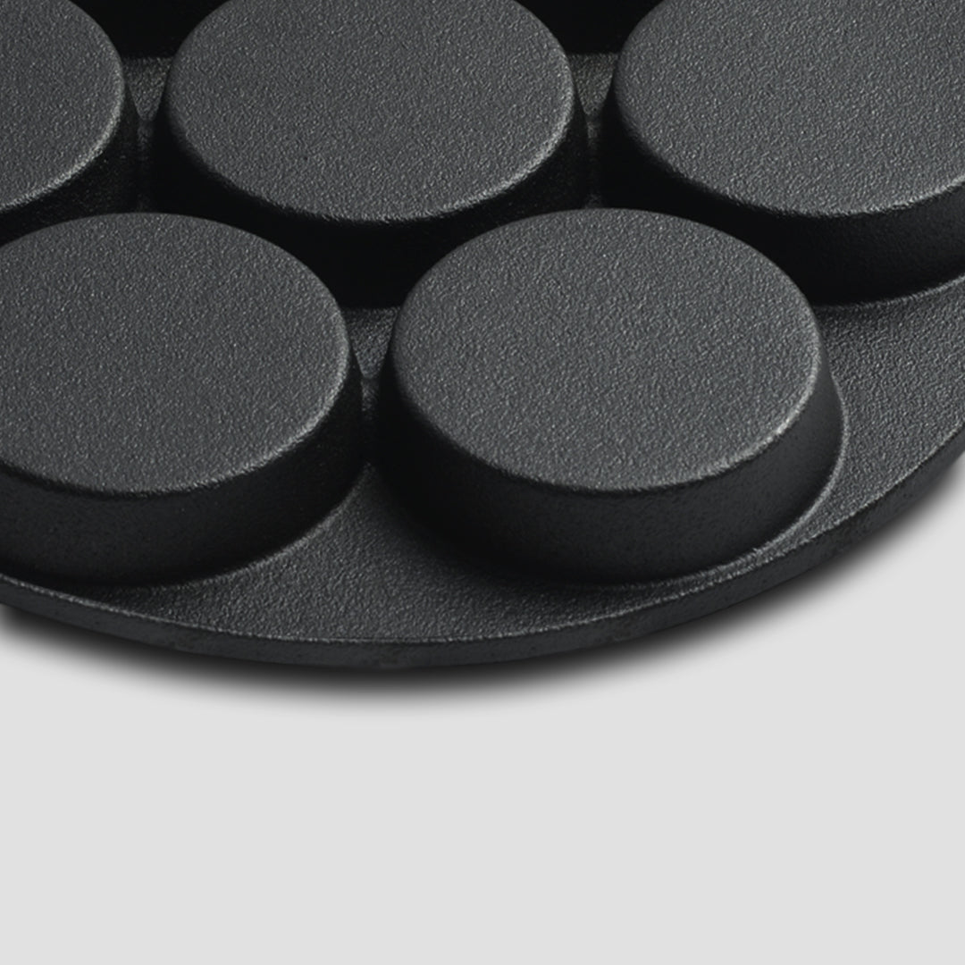 31.5cm Cast Iron Takoyaki Grill Mold
