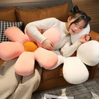 White Daisy Flower Shape Cushion