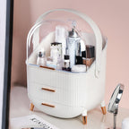 White Cosmetic Jewelry Storage Organiser Set