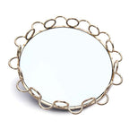33cm Round Vanity Tray Organiser with Handles