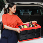 30L Collapsible Car Trunk Storage Box Black