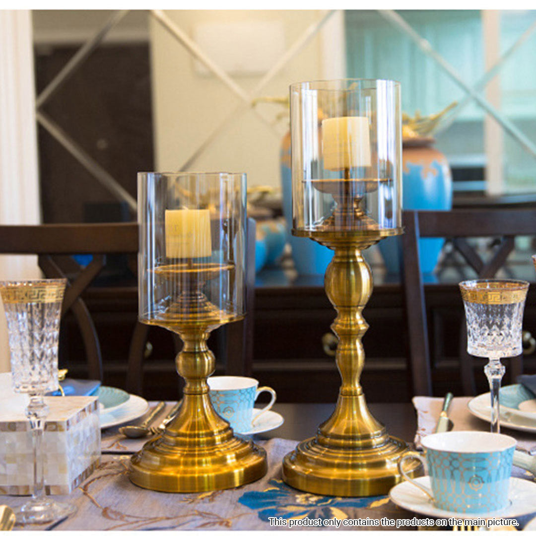 33.5cm Gold Nordic Candle Holder