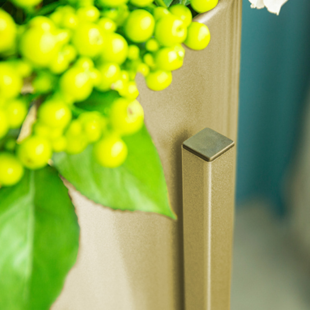 45CM Reversible Gold Metal Plant Pots Holders Rack