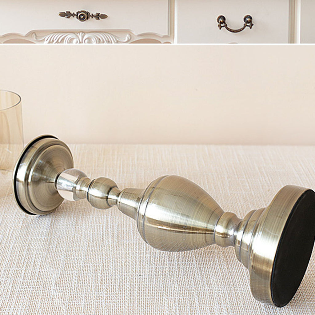 49.5cm Glass Candle Holder Iron Metal