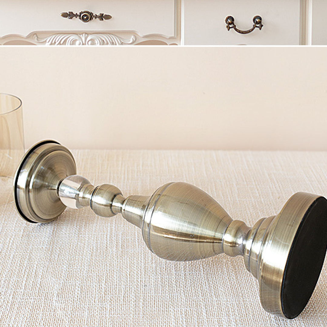 49.5cm Glass Candle Holder Iron Metal
