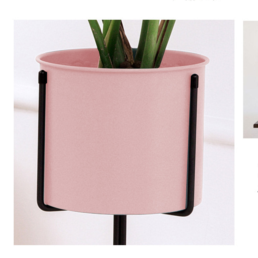 70CM Modern Tripod Pink Pot Holder Rack