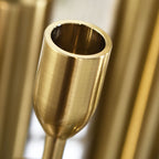 6pcs Gold Iron Candle Holder
