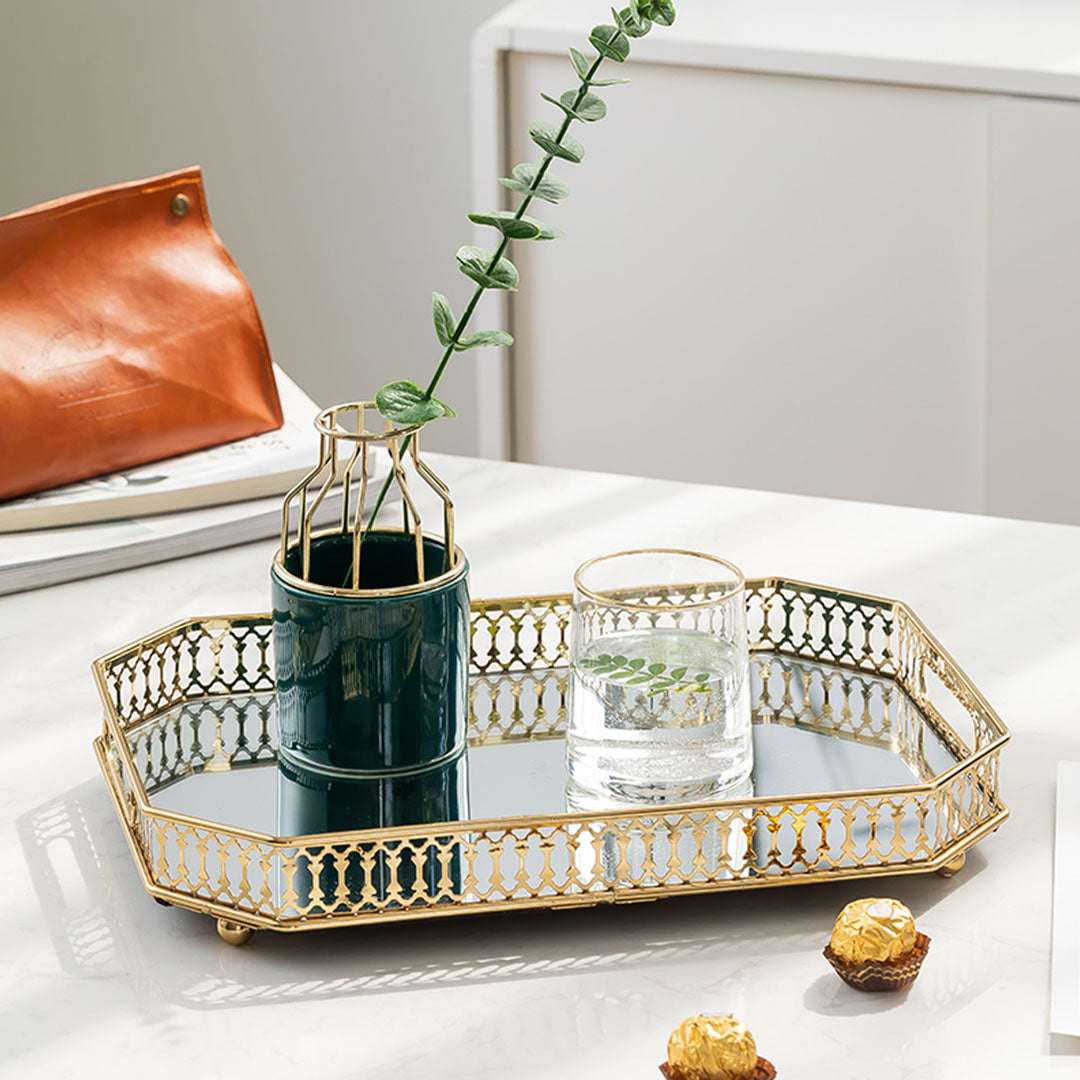 35cm Rectangular Vanity Tray with Handles