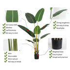 120cm Artificial Traveler Banana Plant