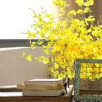 10pcs Artificial Silk Flower Yellow