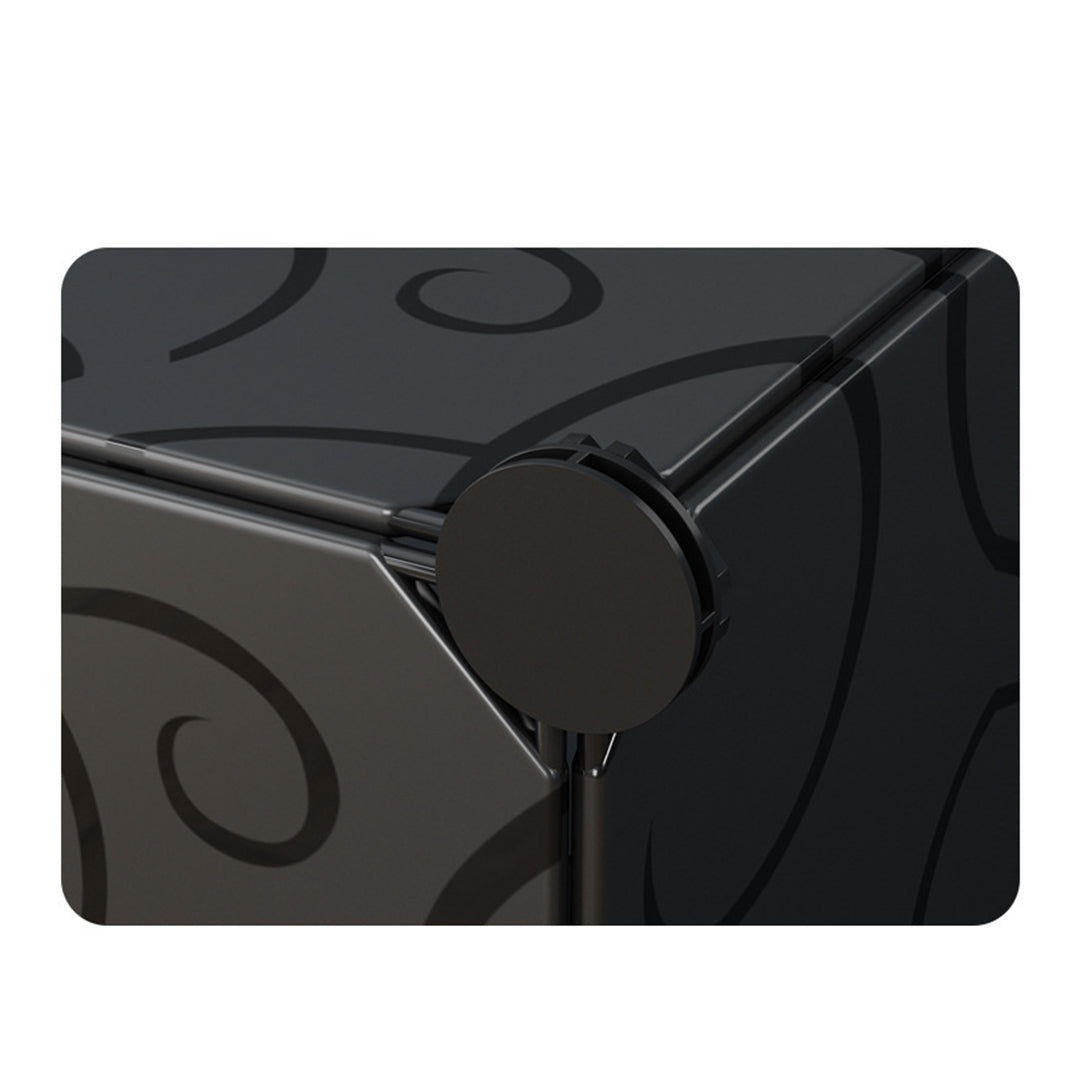 6 Cubes Black Portable Wardrobe
