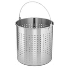 12L 18/10 Stainless Steel Perforated Pasta Strainer with Handle