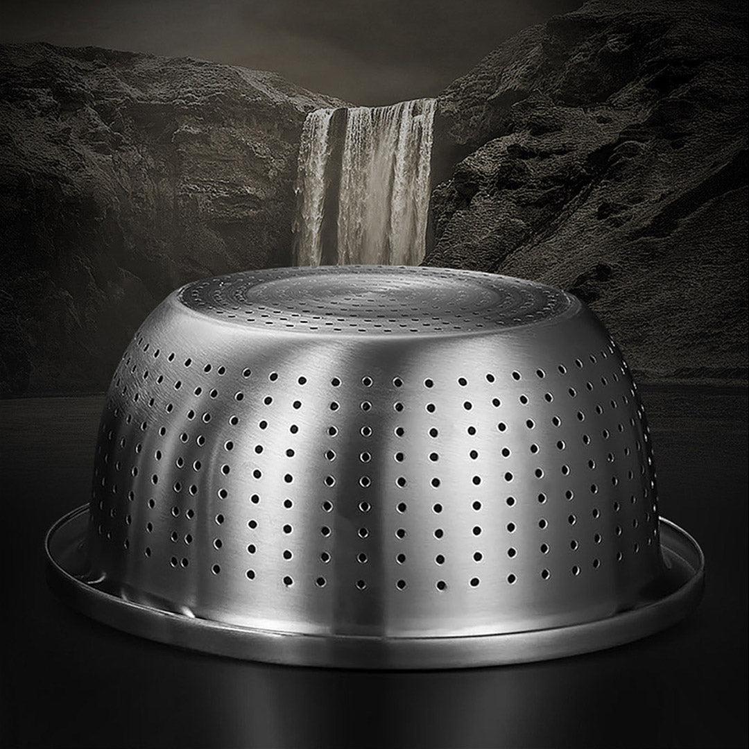 SOGA Stainless Steel Metal Basket Strainer 4PCS Set A