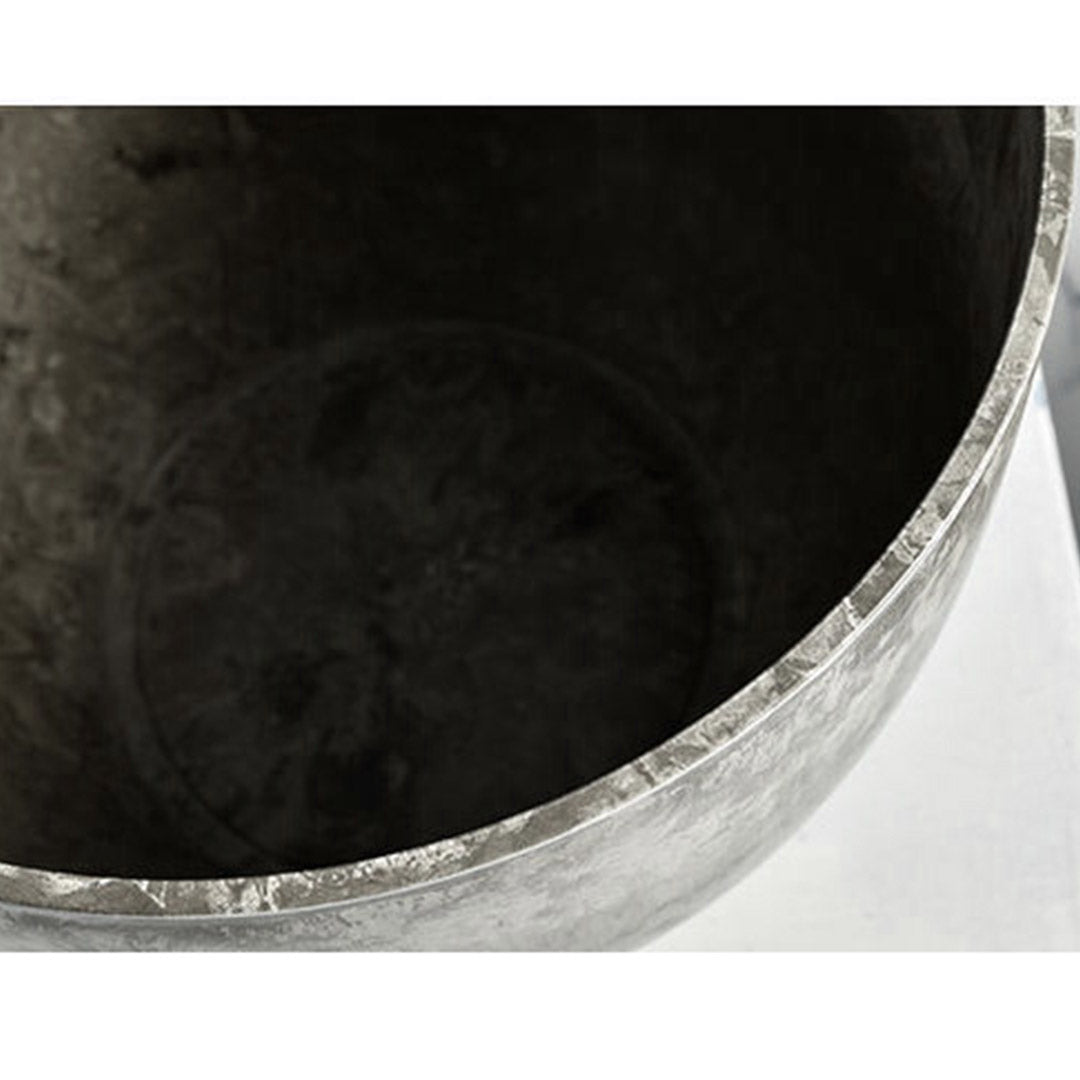 32cm Rock Grey Round Resin Planter