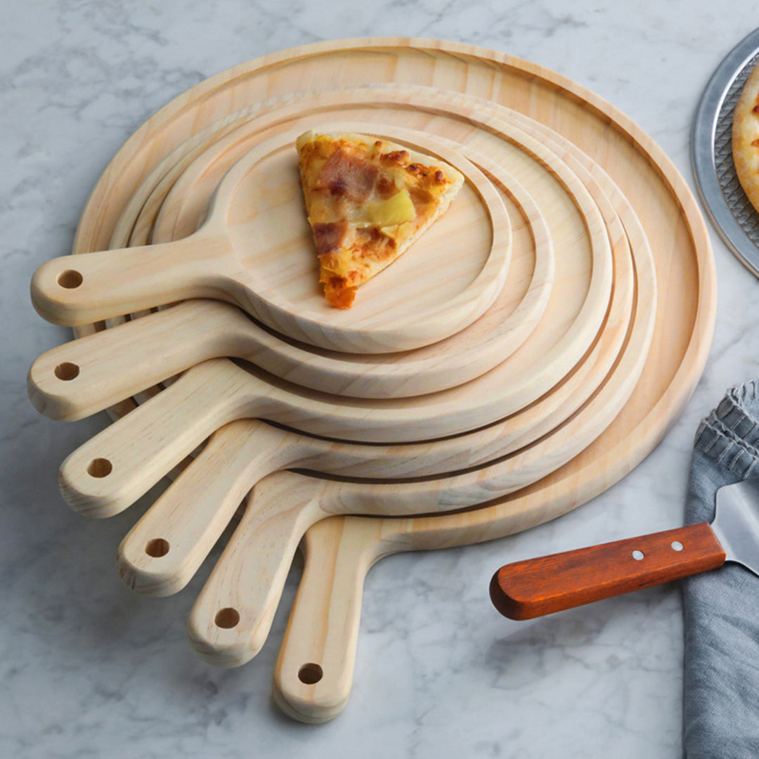 6  inch Round Premium Wooden Board Paddle