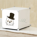 10 Cubes White Portable Wardrobe