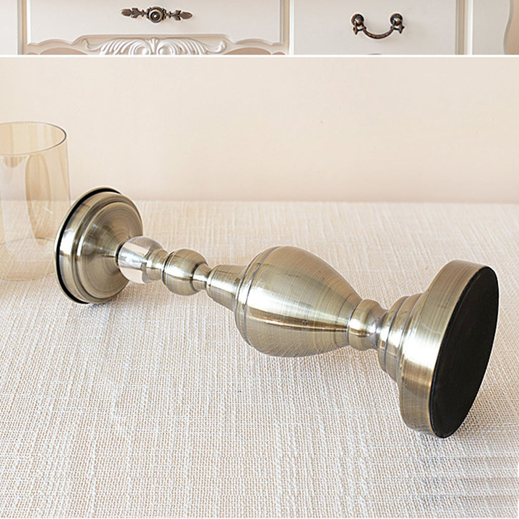 43.3cm Glass Candle Holder Iron Metal