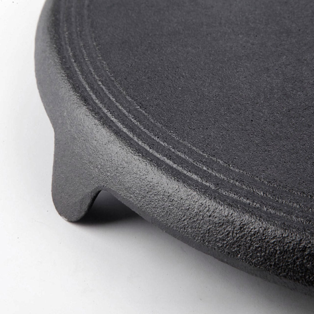 33cm Reversible Cast Iron Crepe Pan
