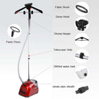 Professional Garment Steamer 80MINS Red