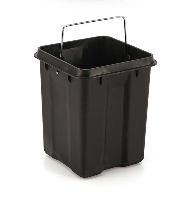 Waste garbage can with lid - 6 l - gray