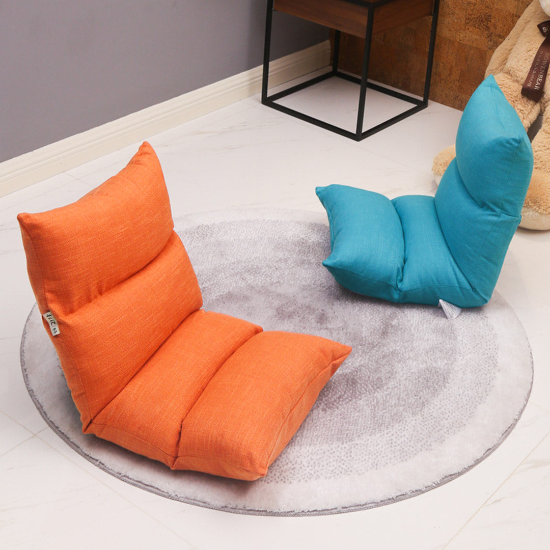 Floor Recliner Lazy Sofa Blue