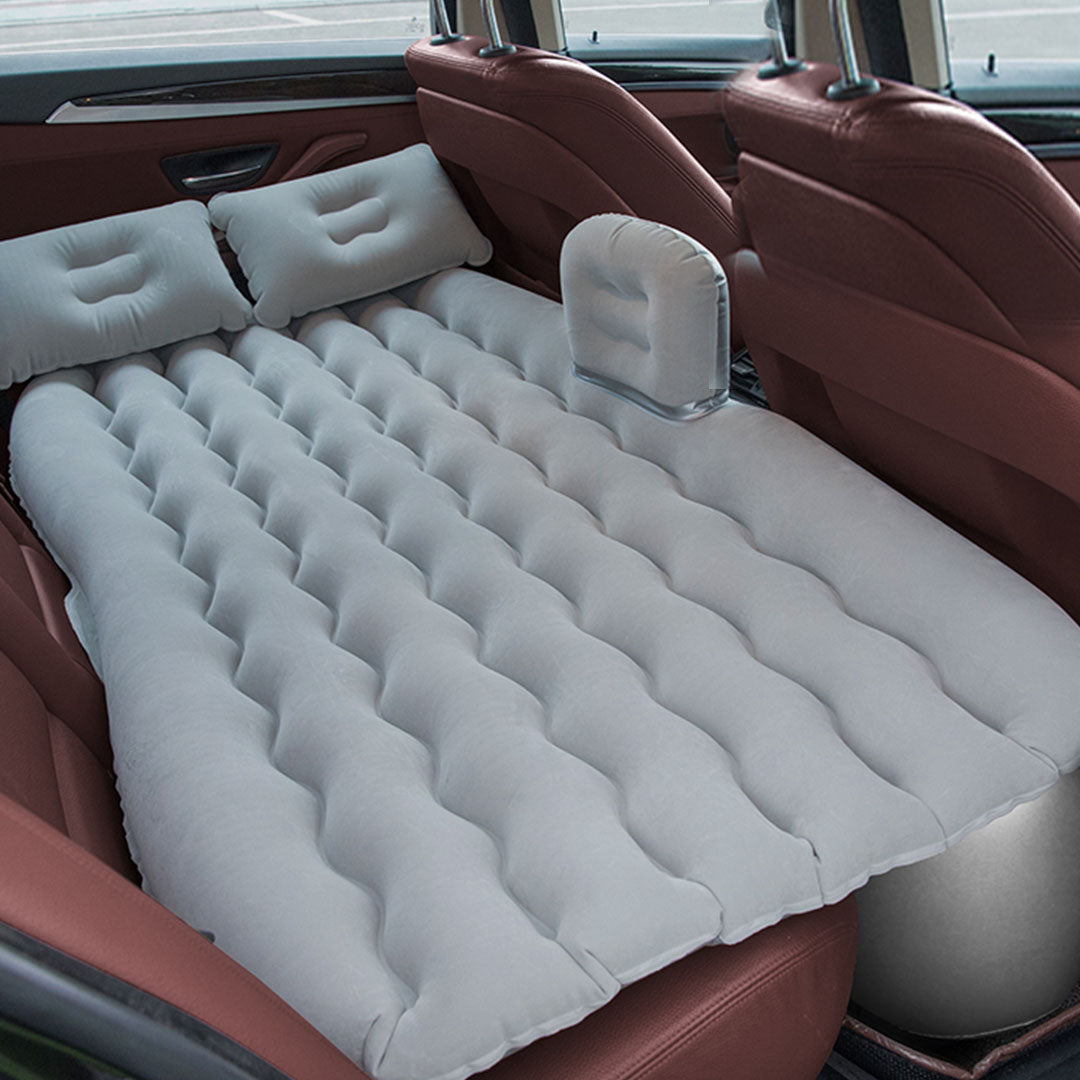 Grey Ripple Inflatable Car Mattress