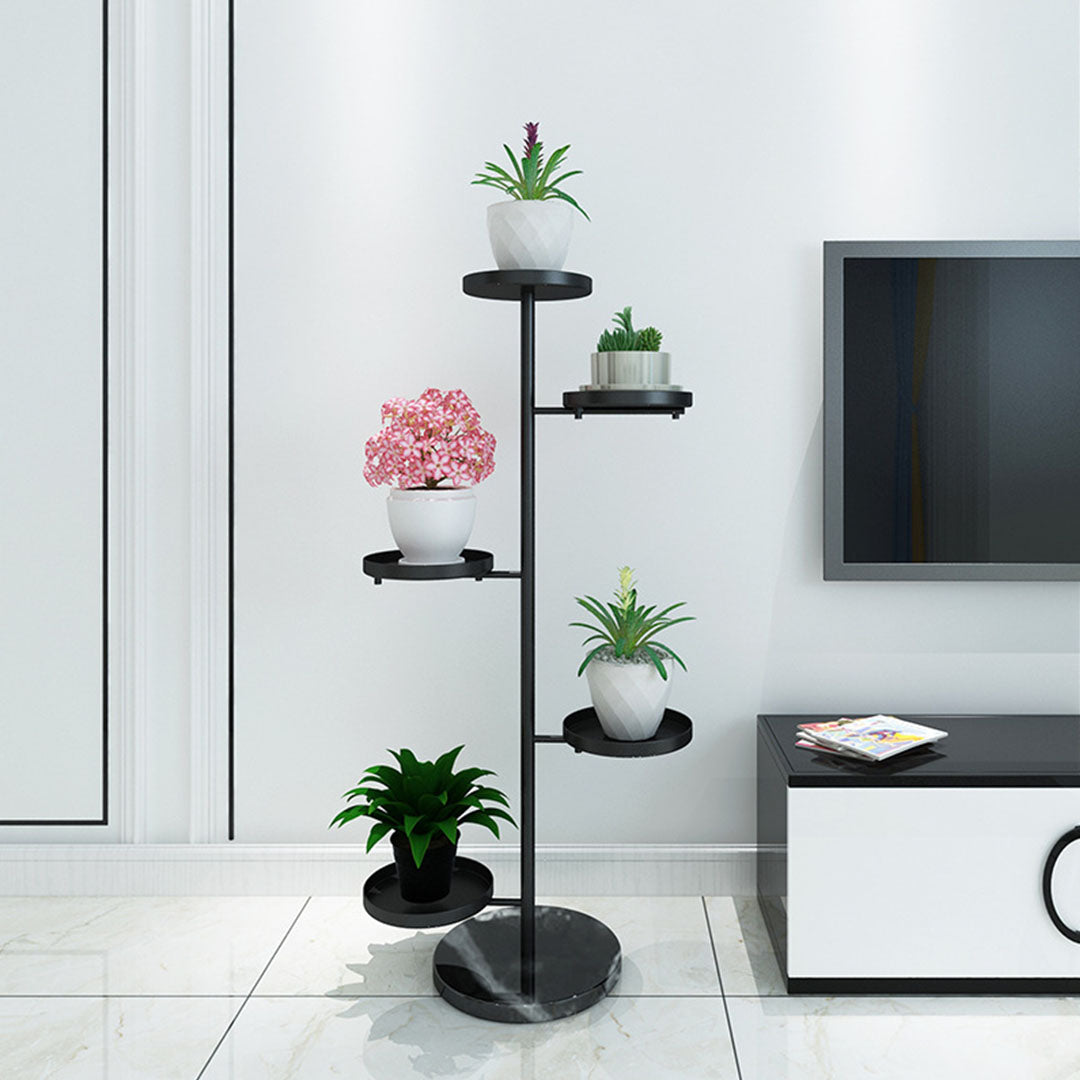 3 Tier Black Round Plant Stand