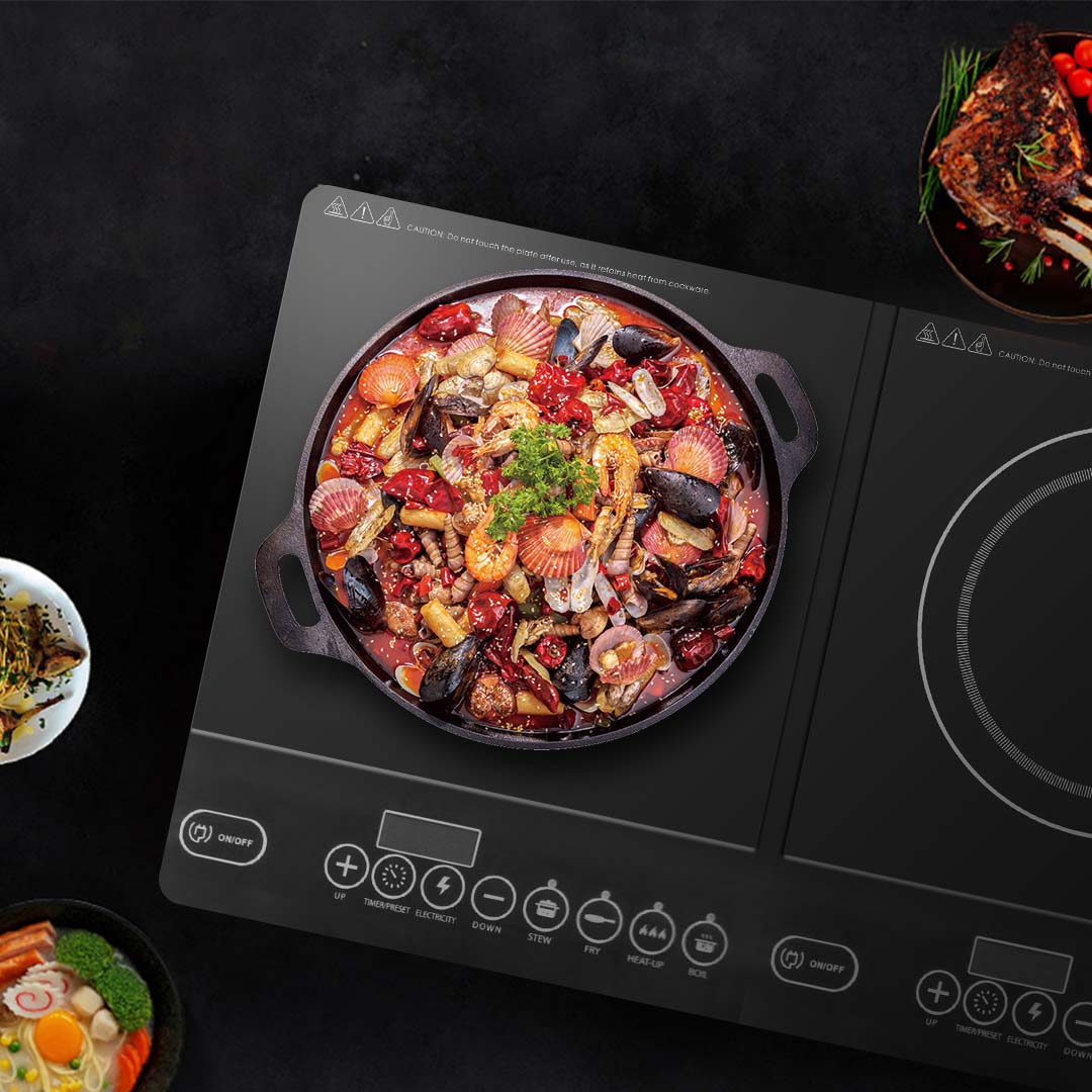 Electric Smart Induction Double Cooktop