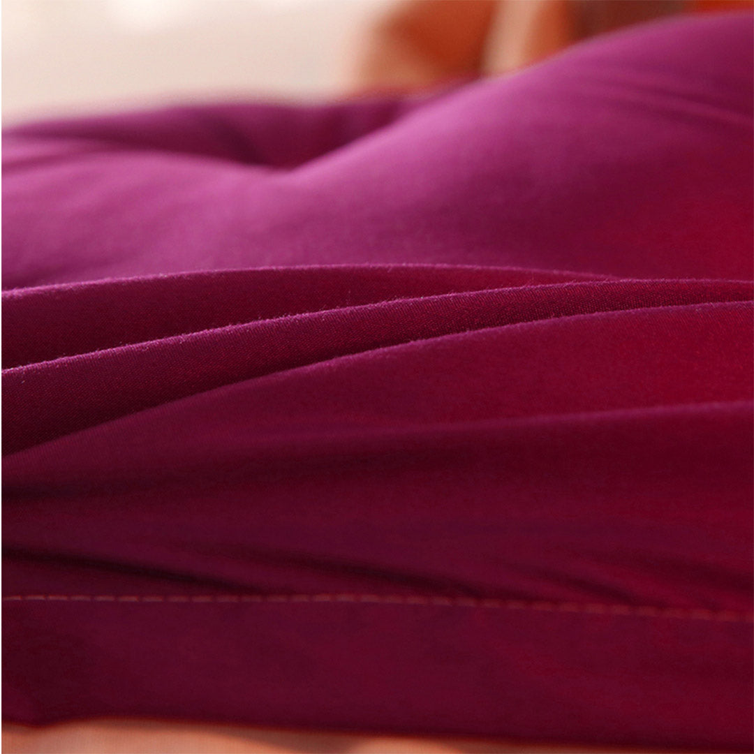 180cm Burgundy Princess Headboard Pillow