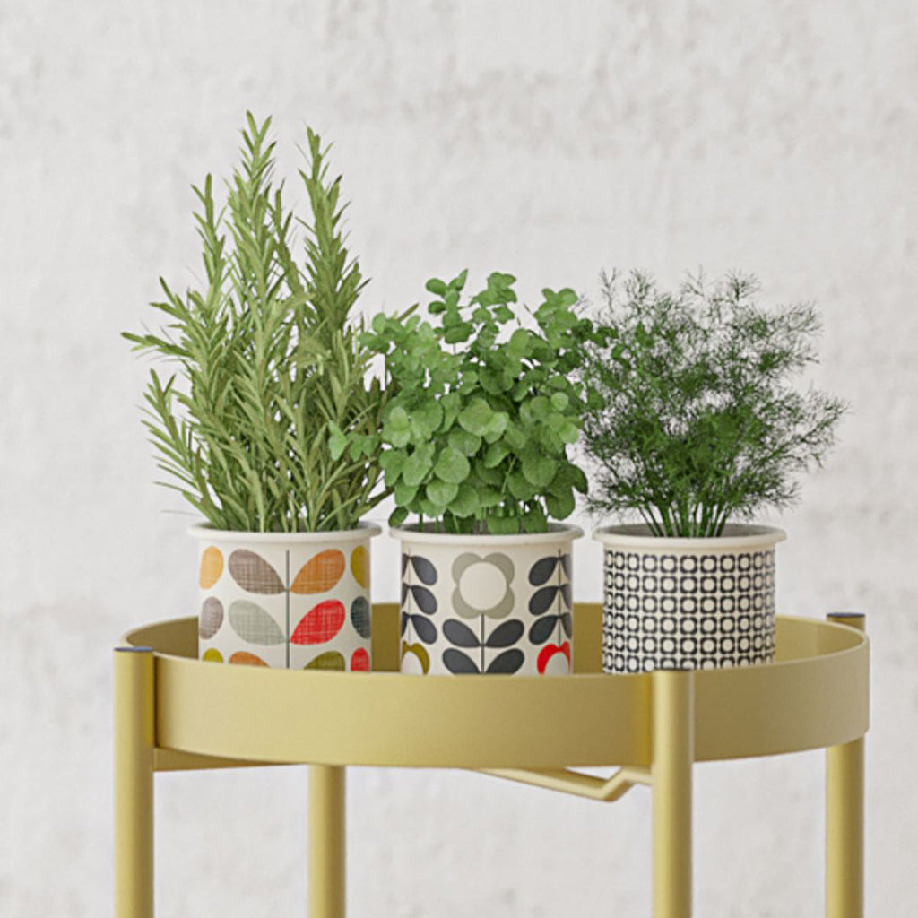 80CM Gold Tiered Plant Pots Holders Rack Garden Shelf