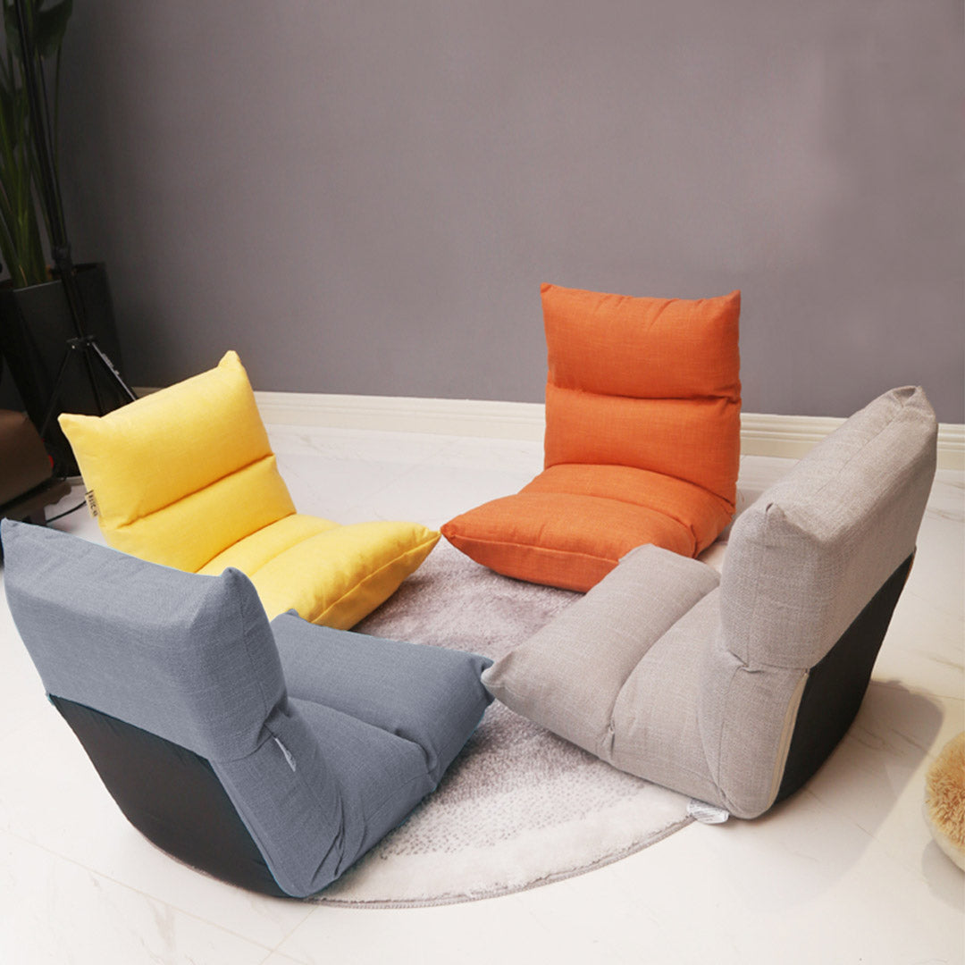 Floor Recliner Lazy Sofa Grey