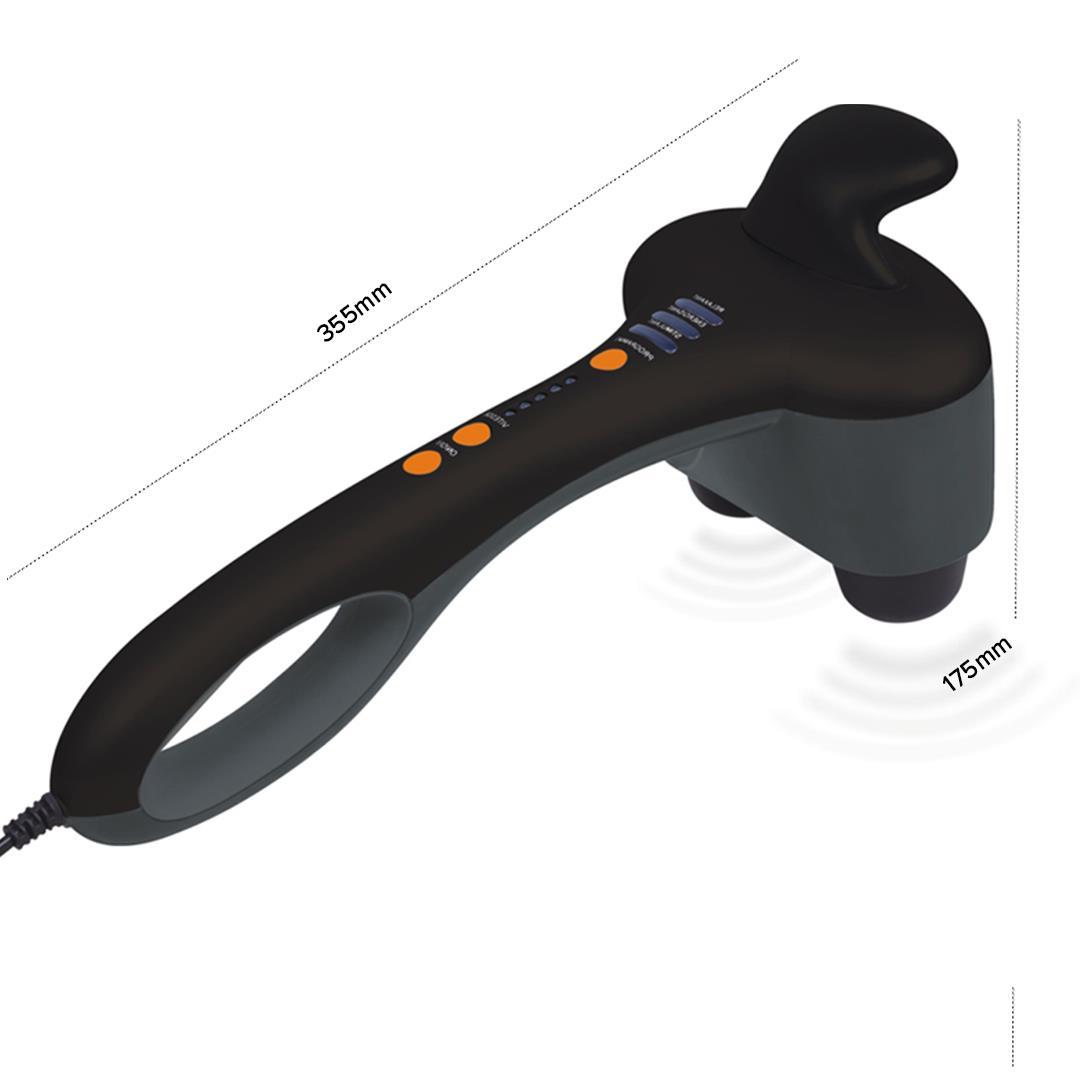 Handheld Massager with Soothing Heat Silver