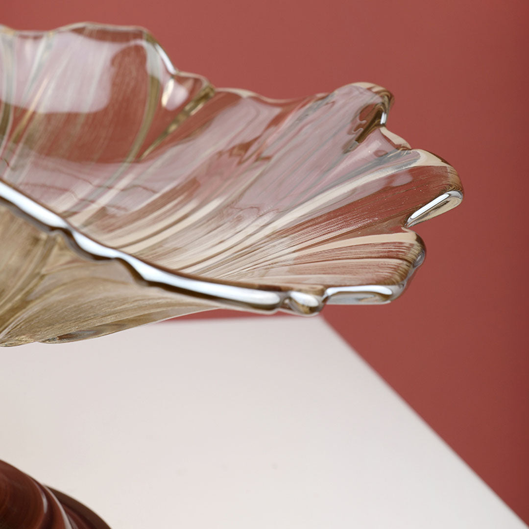 Tulip Crystal Glass Fruit Holder