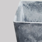 27cm Weathered Grey Square Planter