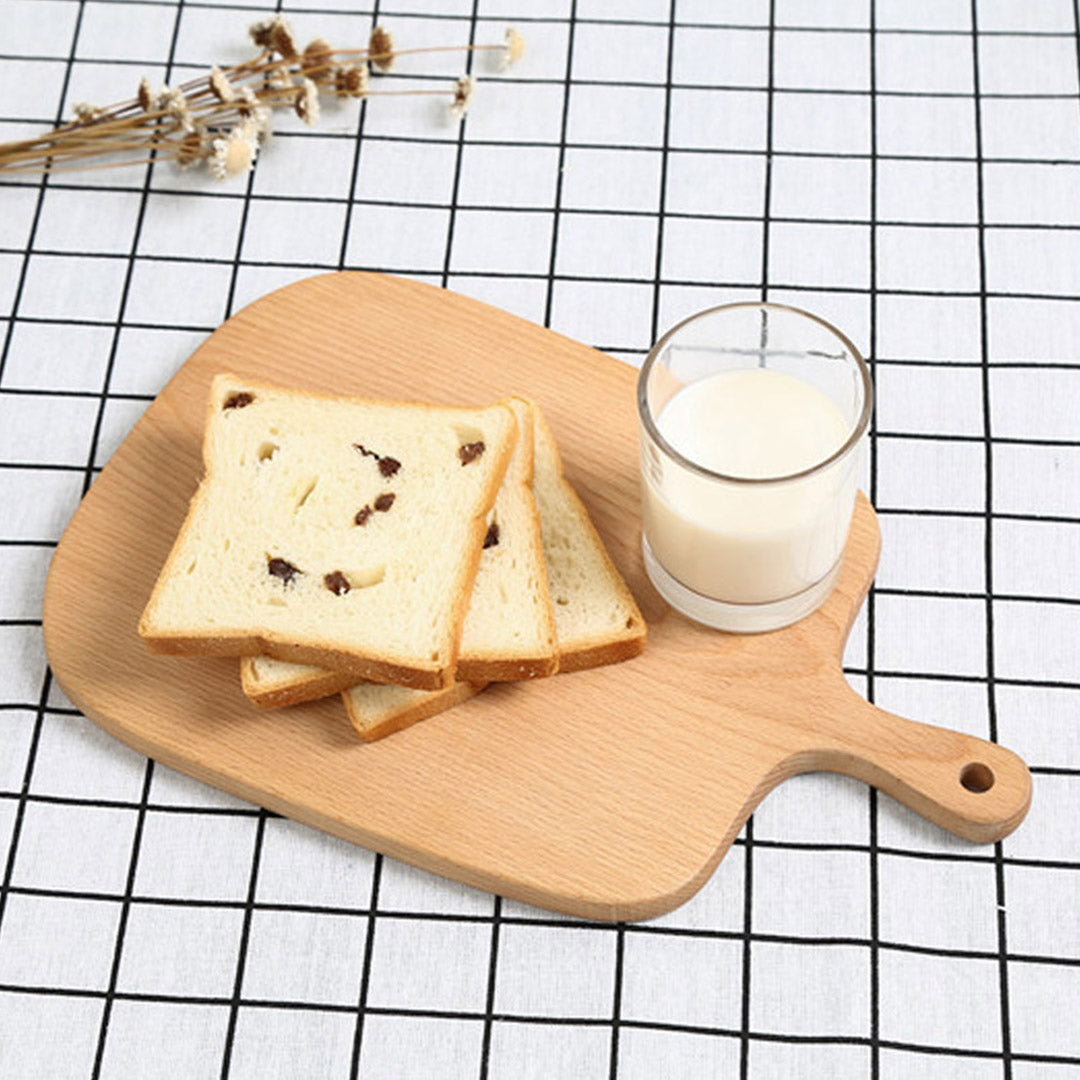 33cm Brown Rectangle Wooden Serving Tray