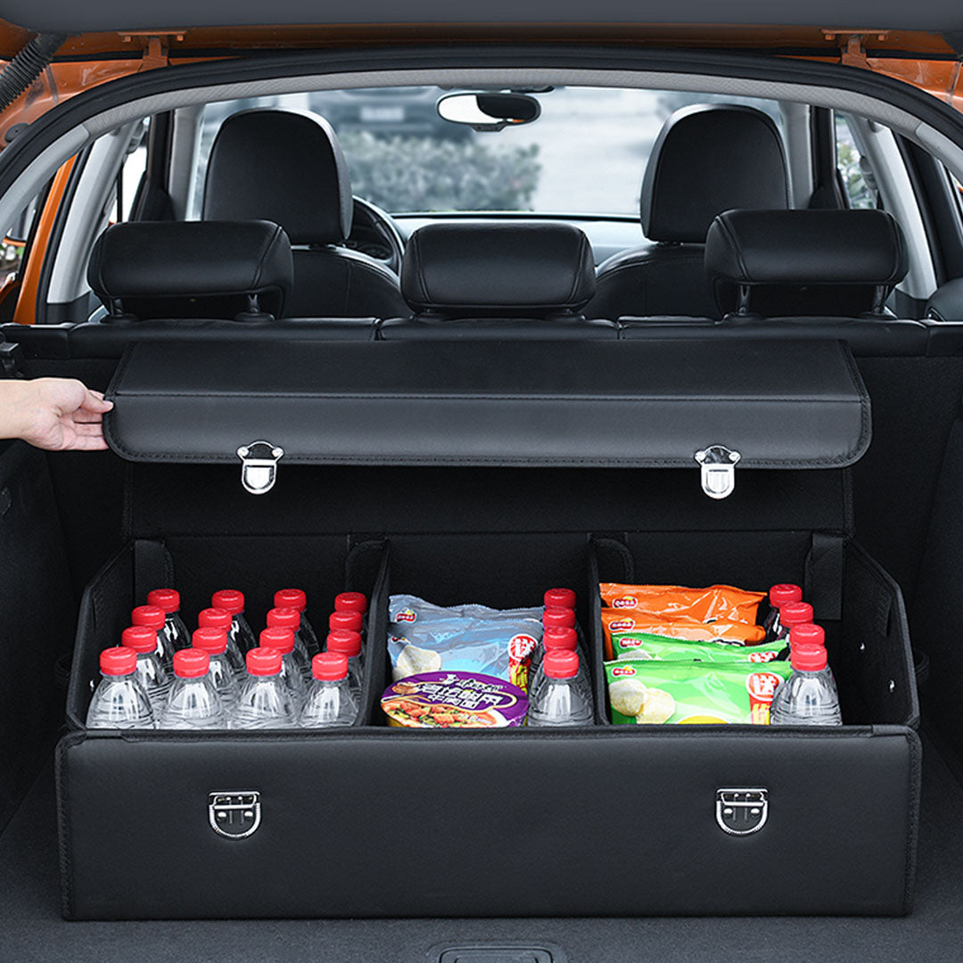 Car Boot Storage Box with Lock Large